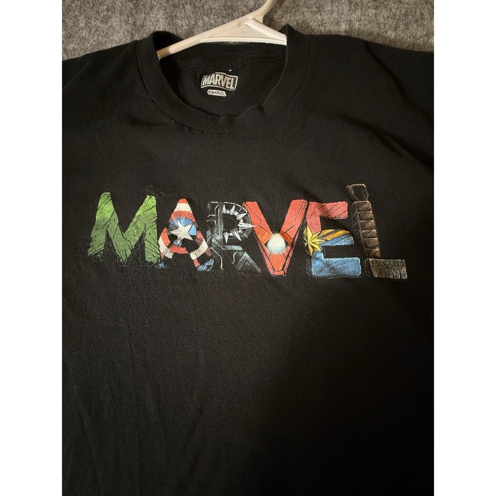 Vintage Marvel T-Shirt  Black  Size‎ MEDIUM